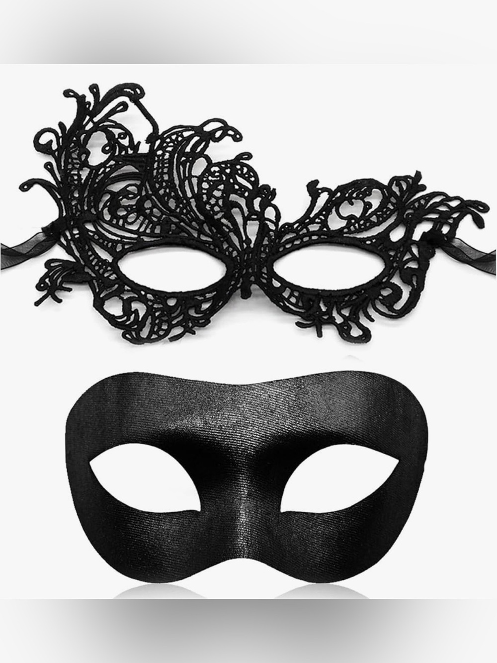 Masquerade Couples Mask Lace Mask for Party Prom Halloween Costume Fun New